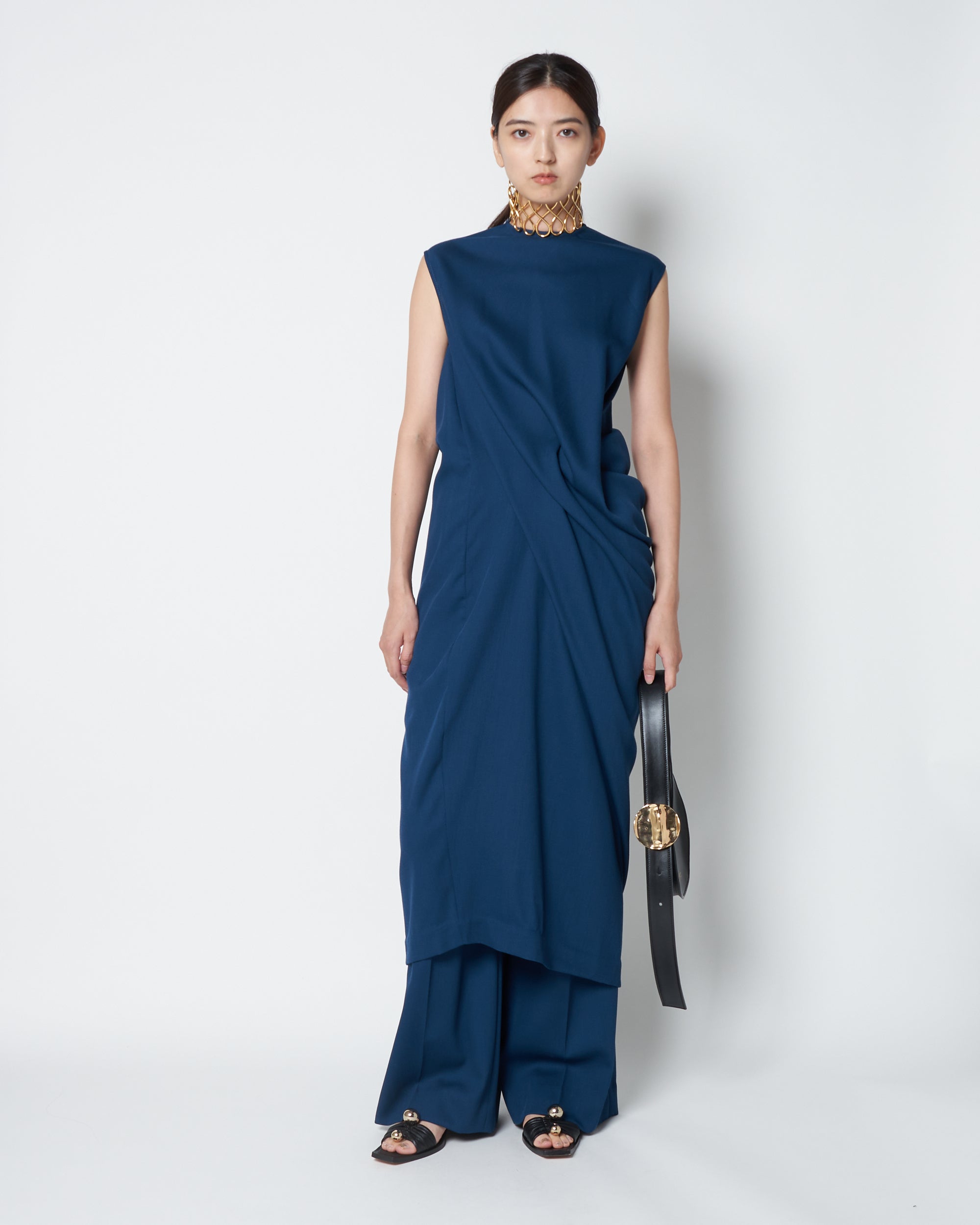 【PRE ORDER】LULEA - SUMMER WOOL DRAPED DRESS