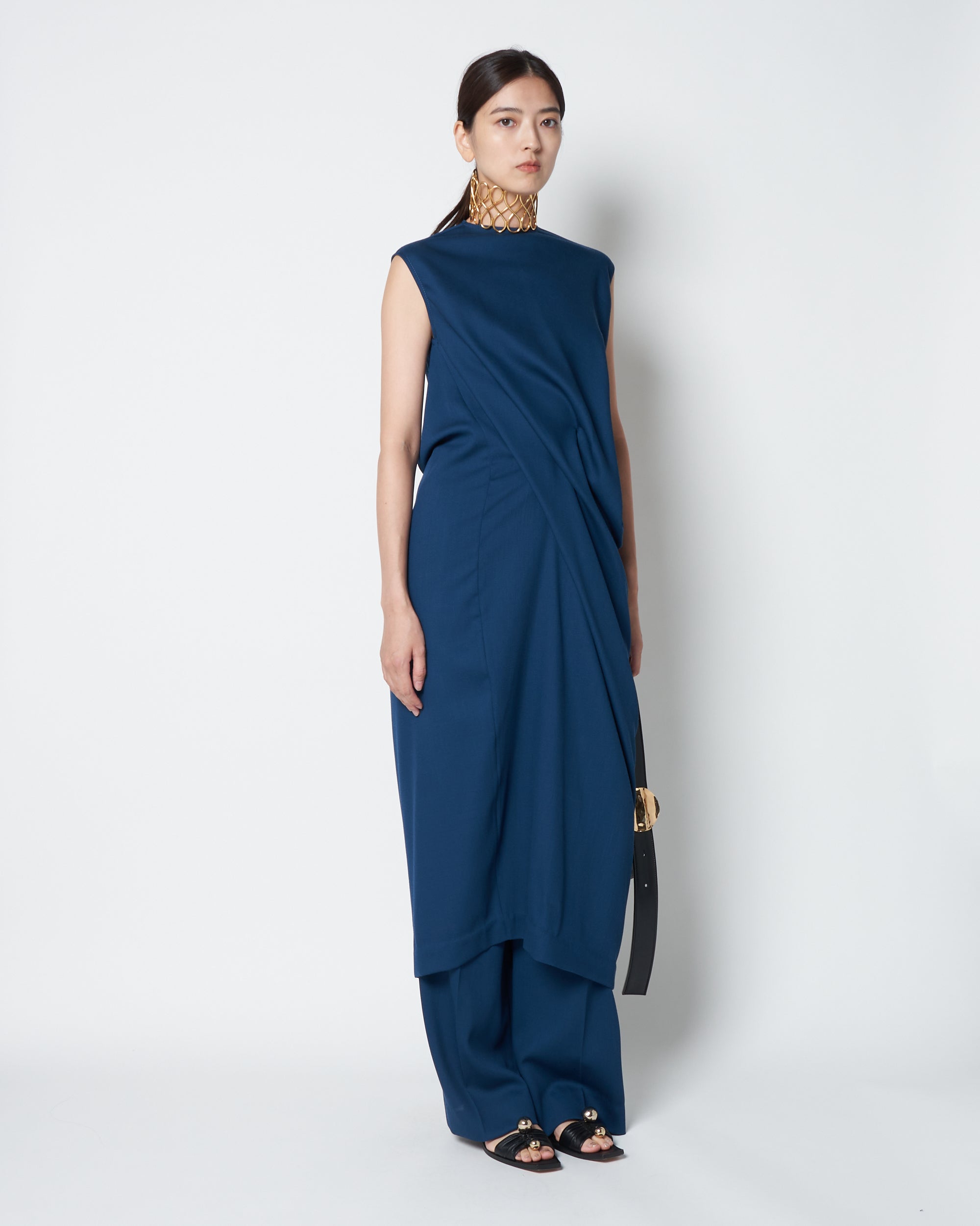 【PRE ORDER】LULEA - SUMMER WOOL DRAPED DRESS