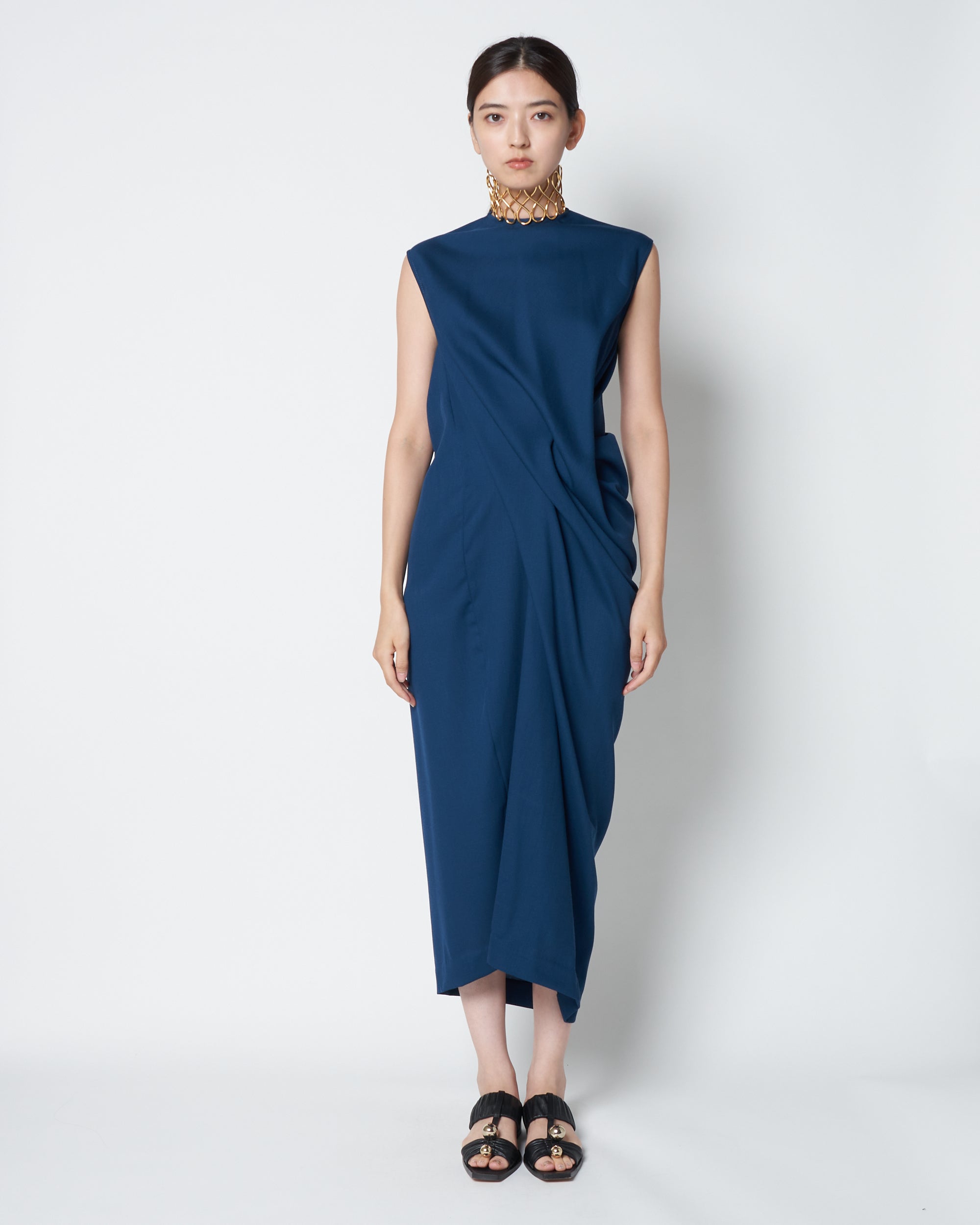 【PRE ORDER】LULEA - SUMMER WOOL DRAPED DRESS