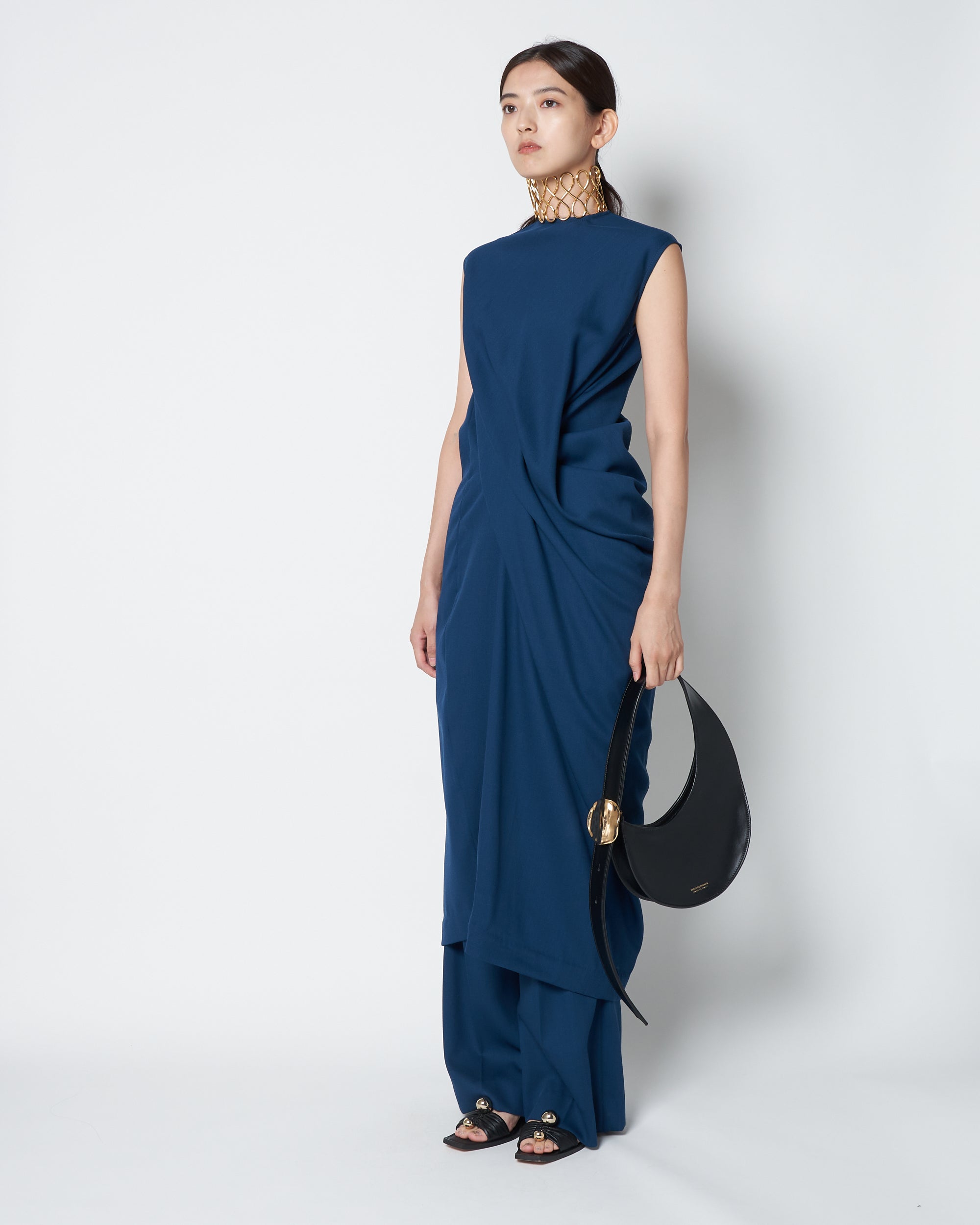 【PRE ORDER】LULEA - SUMMER WOOL DRAPED DRESS