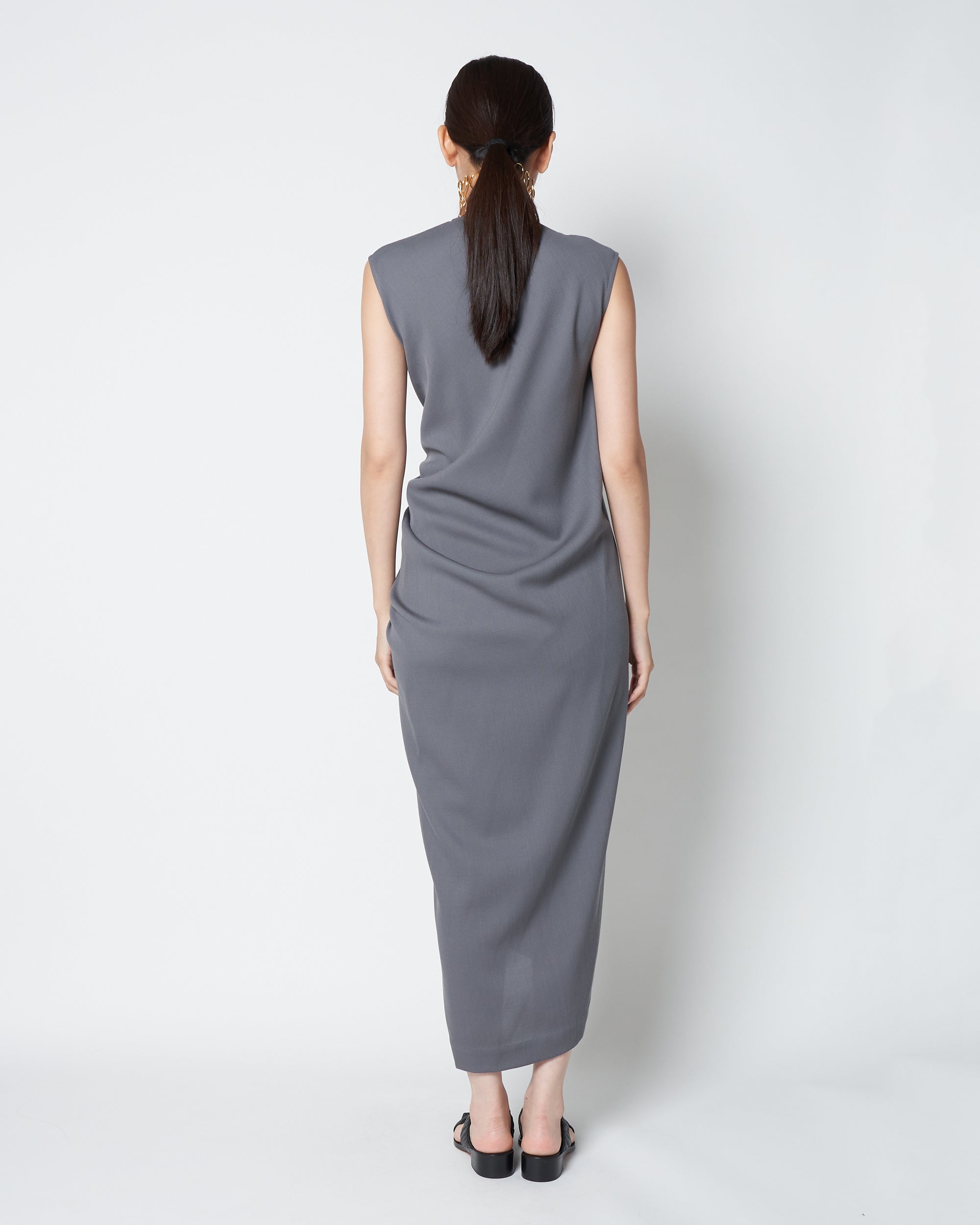 【PRE ORDER】LULEA - SUMMER WOOL DRAPED DRESS