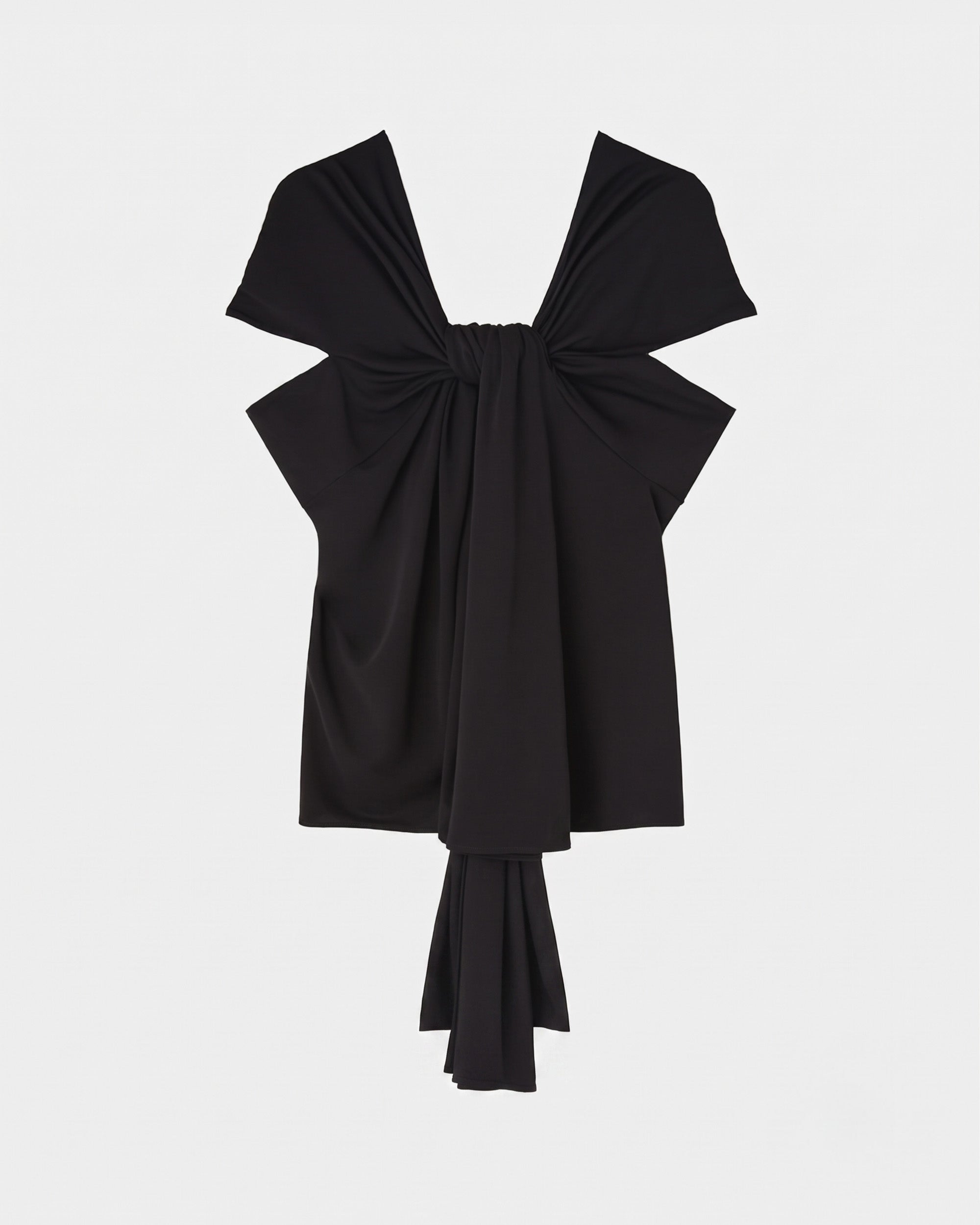 ONYX - DRAPED RAYON TOP