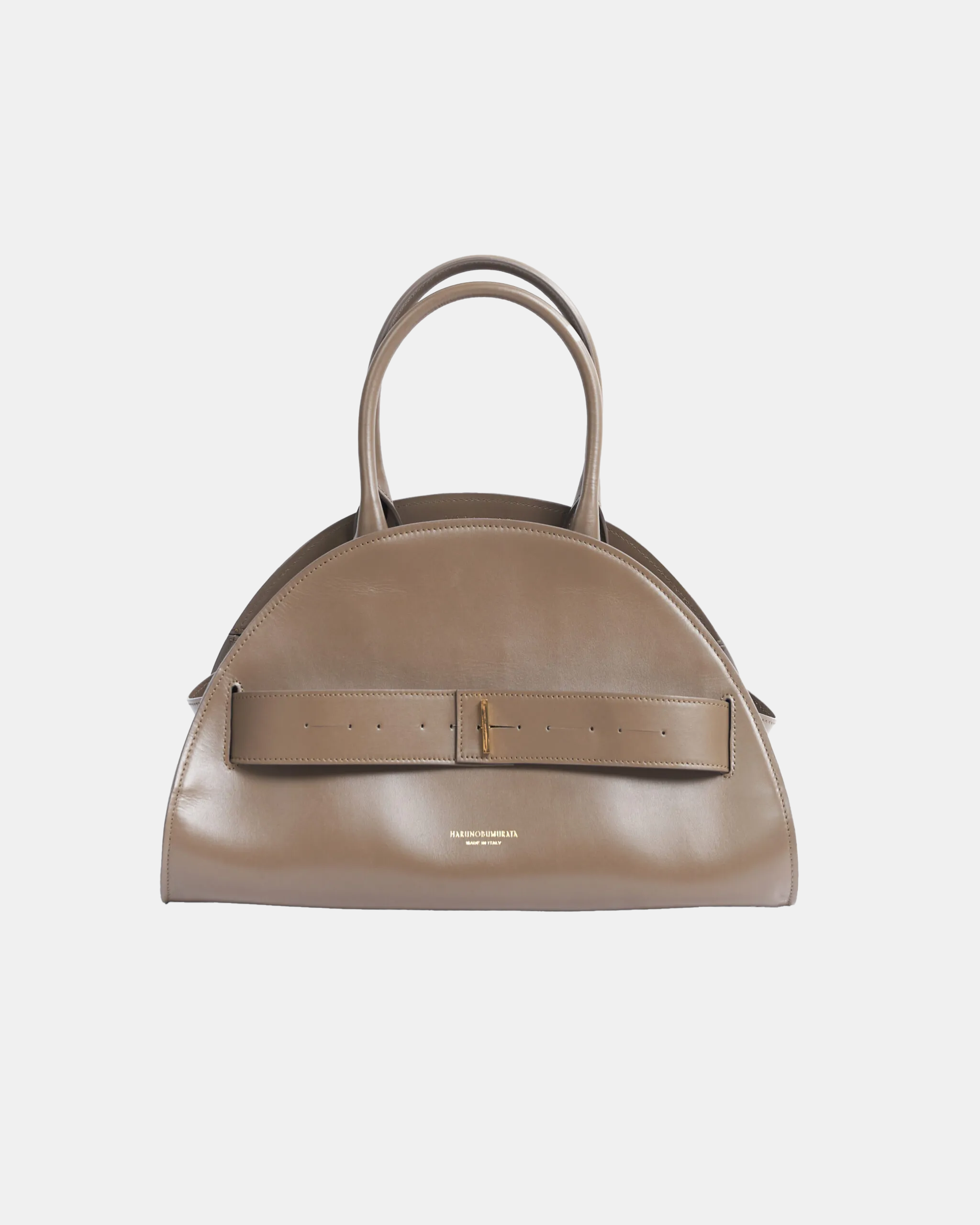 PIADA MEDIA - LEATHER BELTED MEDIUM BOSTON – HARUNOBUMURATA PIADA MEDIA - LEATHER BELTED MEDIUM BOSTON – HARUNOBUMURATA