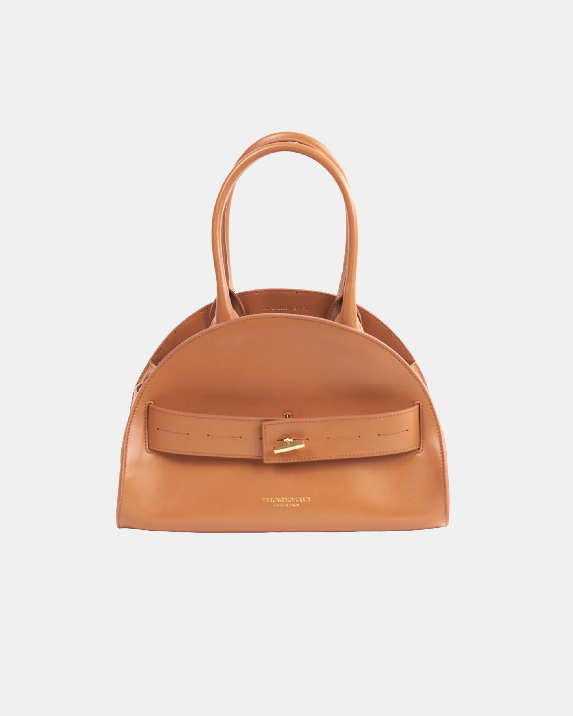 PIADINA - LEATHER BELTED SMALL BOSTON – HARUNOBUMURATA