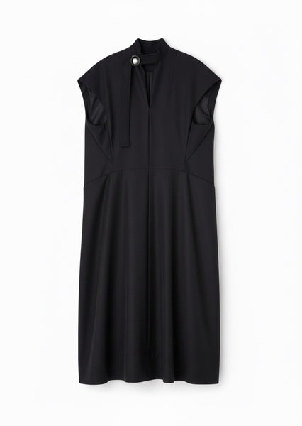 LAURA - ROUND SHAPE SLEEVELESS DRESS