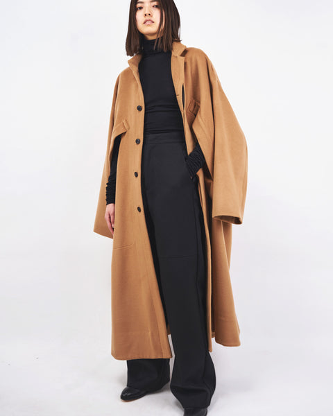 GRACE - VIRGIN WOOL CAPE COAT