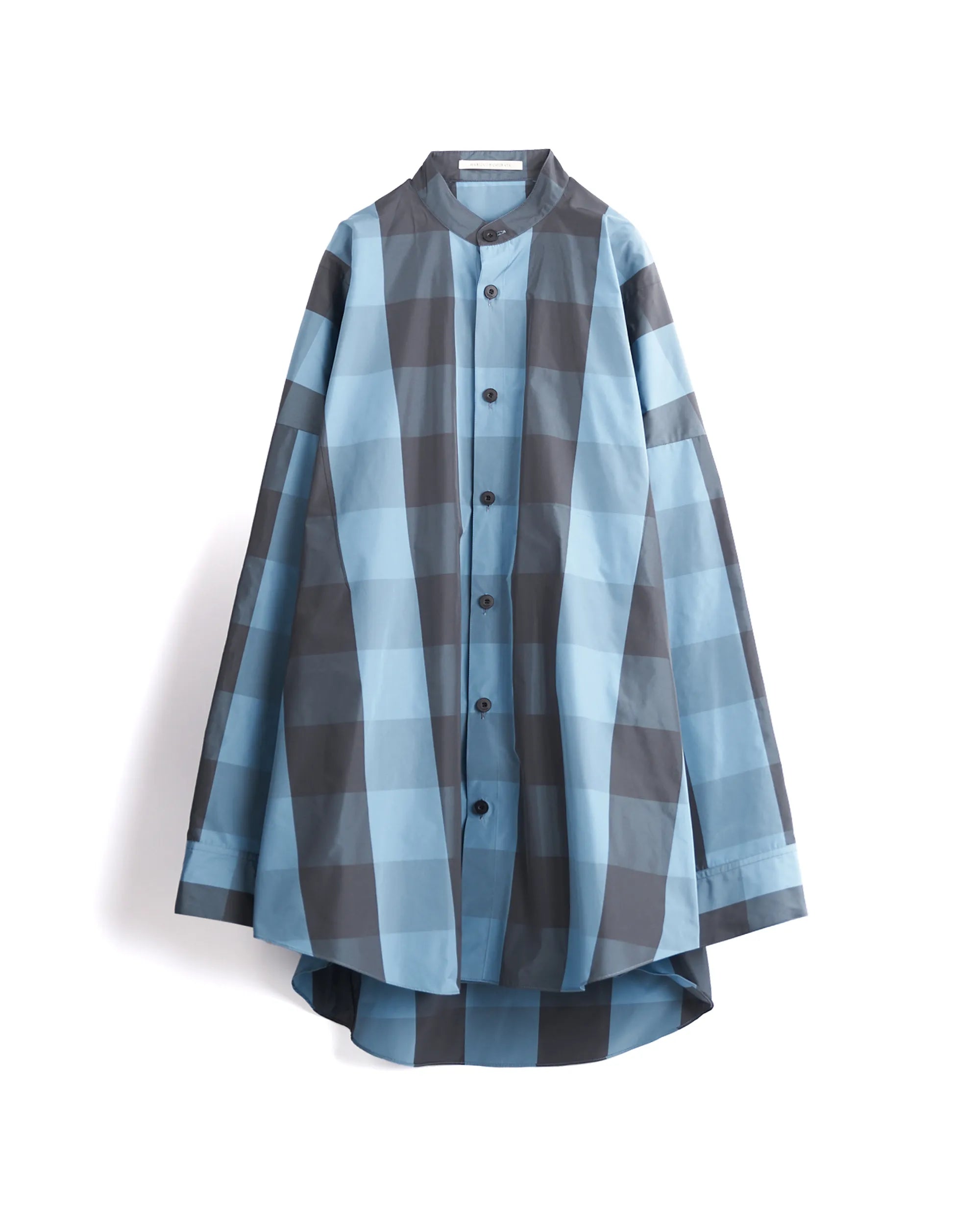 JASLYN - PLAID TAFFETA VOLUMINOUS SHIRT (SOLD OUT) – HARUNOBUMURATA JASLYN - PLAID TAFFETA VOLUMINOUS SHIRT (SOLD OUT) – HARUNOBUMURATA