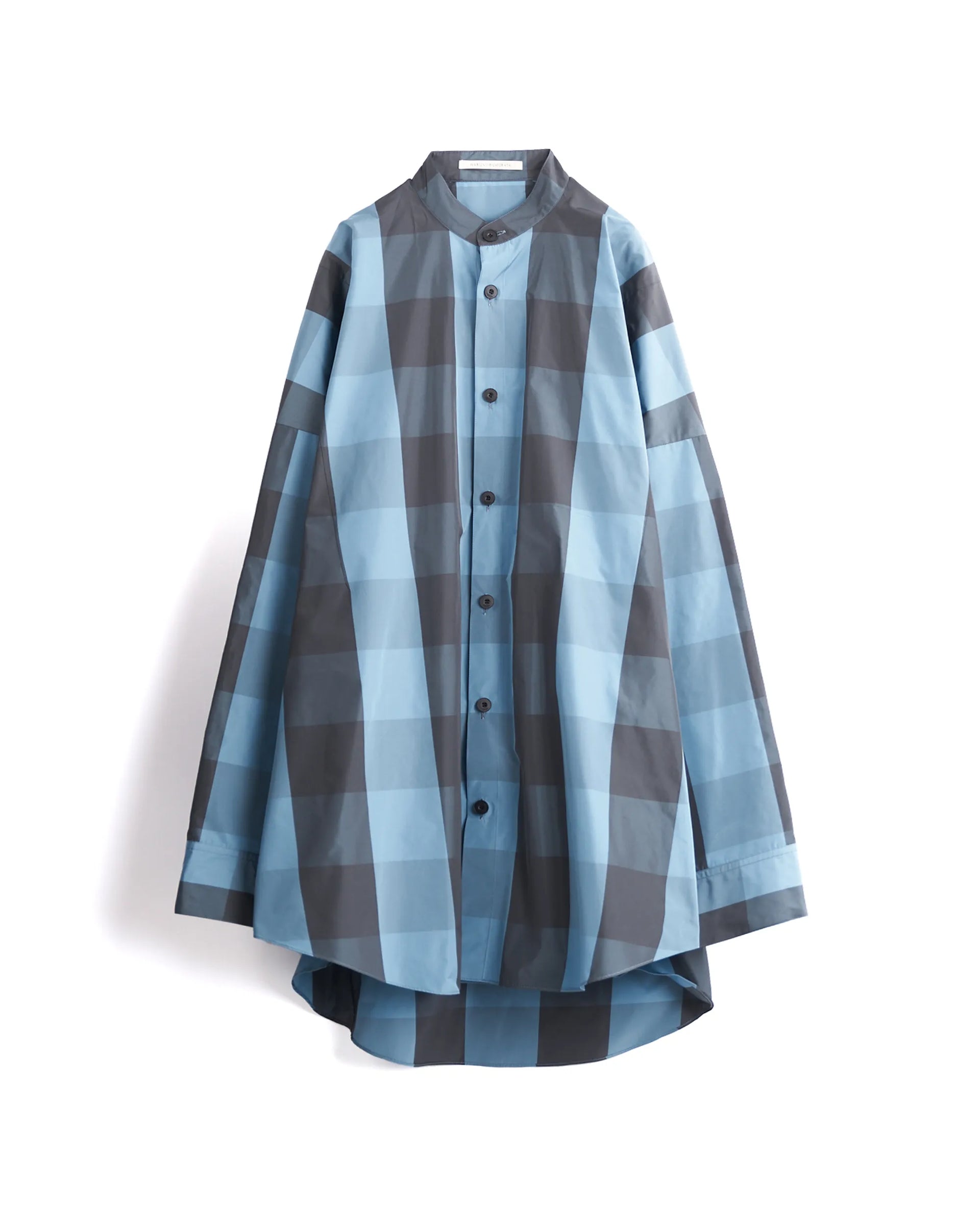 JASLYN - PLAID TAFFETA VOLUMINOUS SHIRT – HARUNOBUMURATA