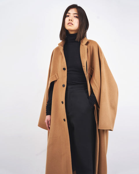 GRACE - VIRGIN WOOL CAPE COAT