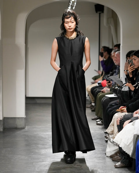 MAGGIE - WOOL SILK VOLUME DRESS
