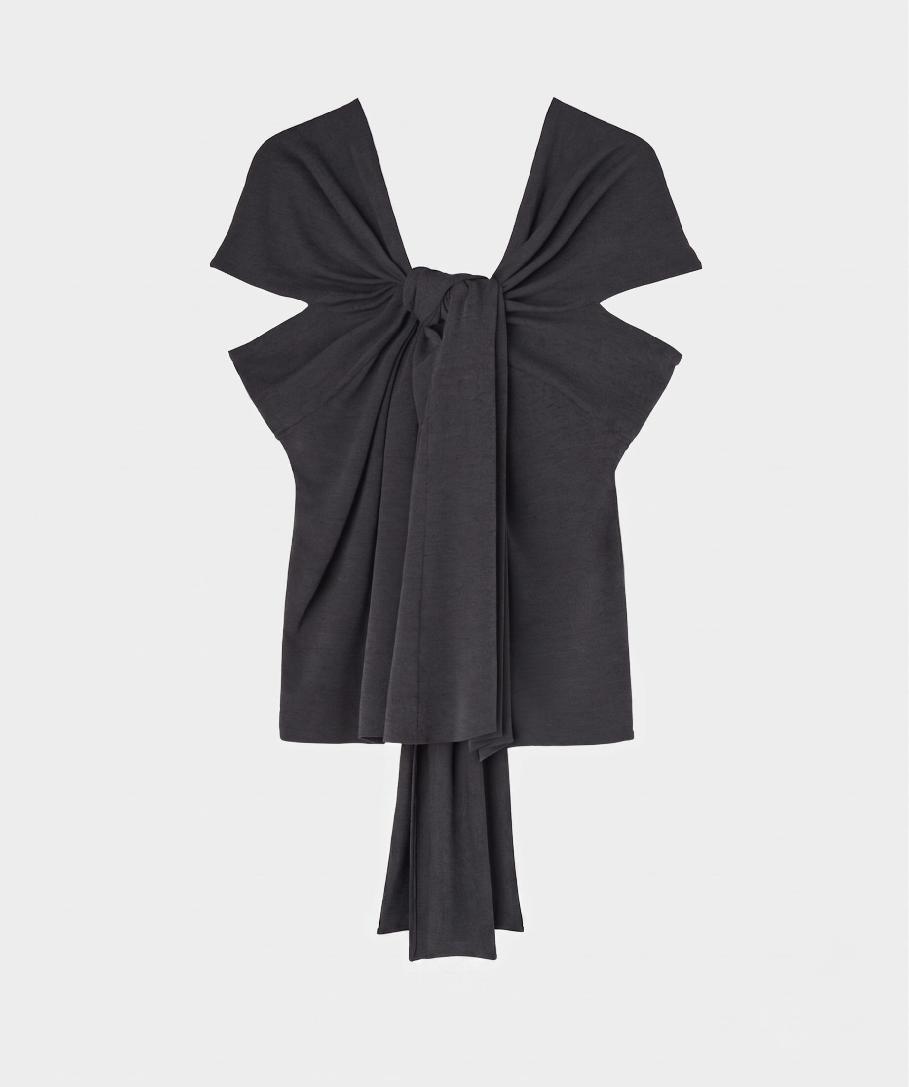 ONYX - DRAPED RAYON TOP