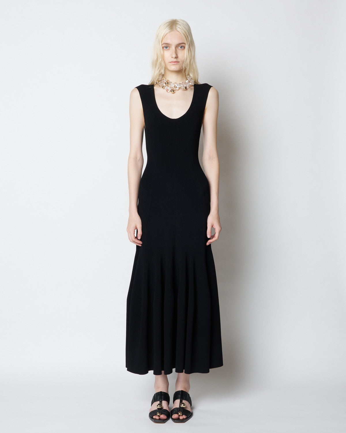 【PRE ORDER】PENNE - FLARE SKIRT KNIT DRESS