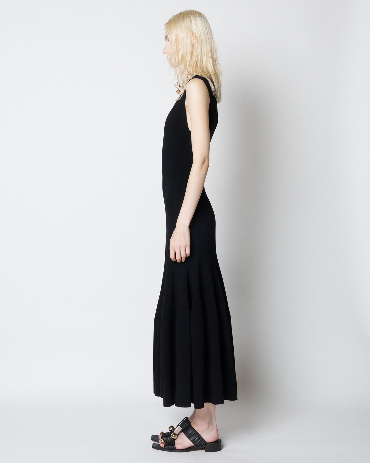 【PRE ORDER】PENNE - FLARE SKIRT KNIT DRESS