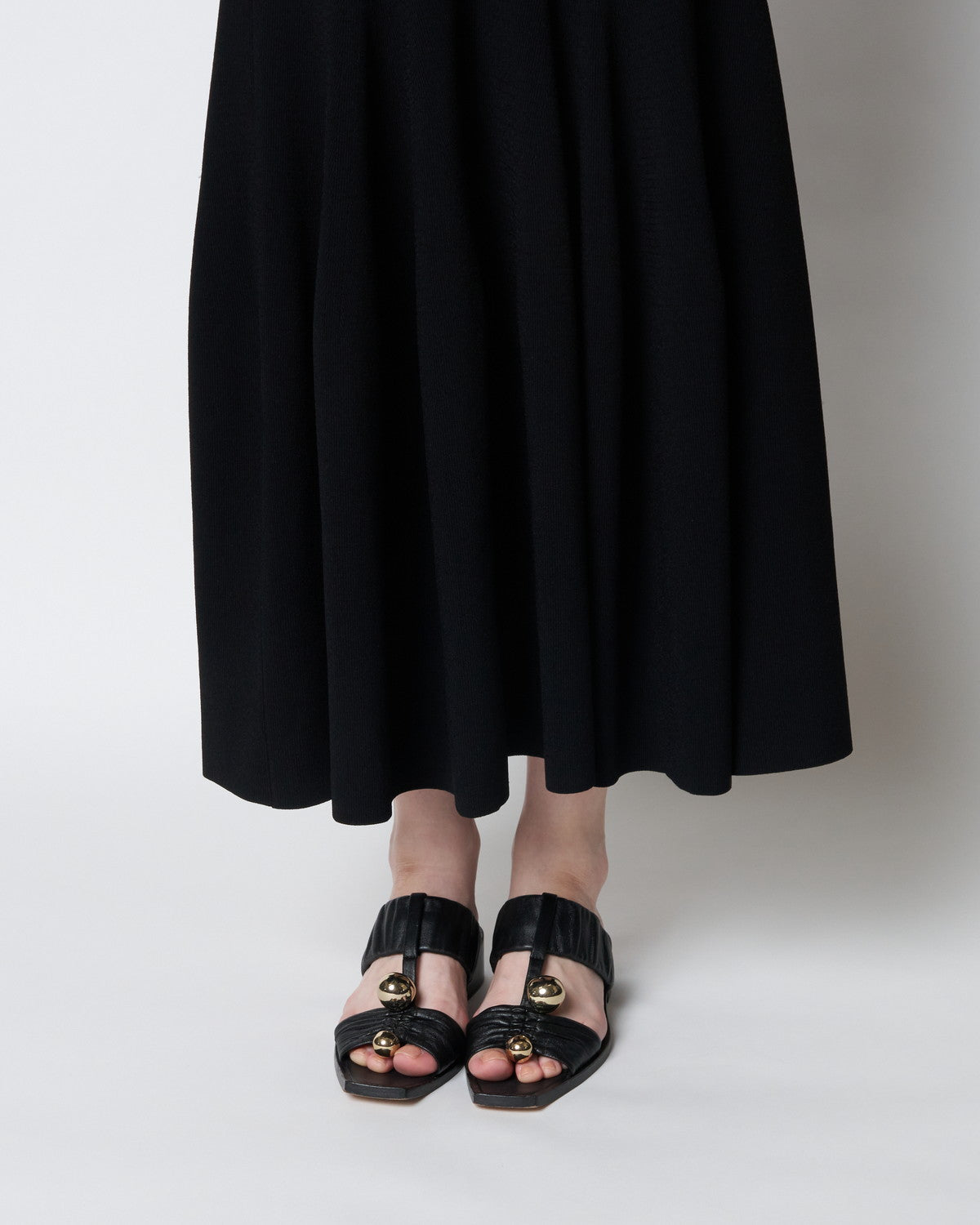 【PRE ORDER】PENNE - FLARE SKIRT KNIT DRESS