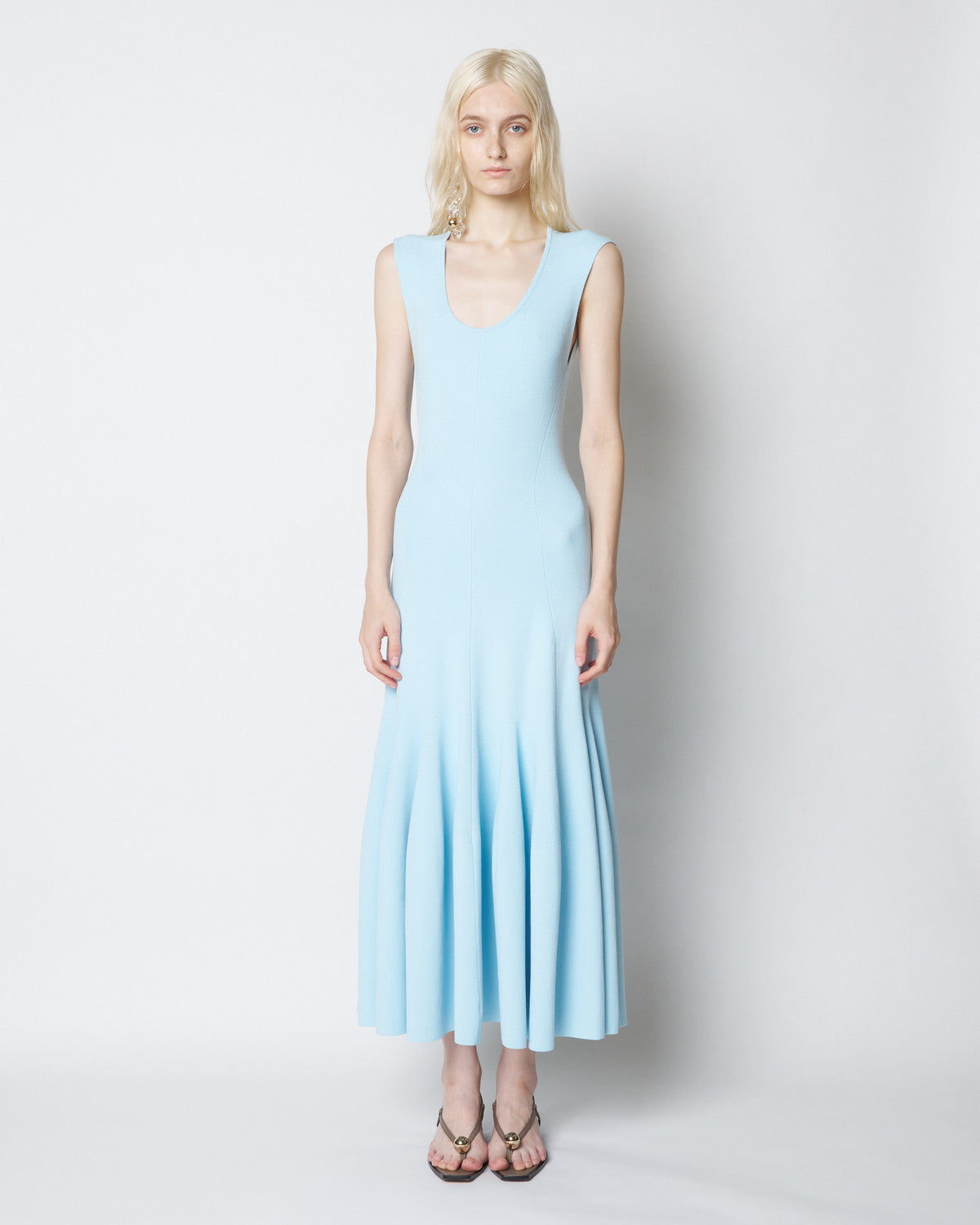 【PRE ORDER】PENNE - FLARE SKIRT KNIT DRESS