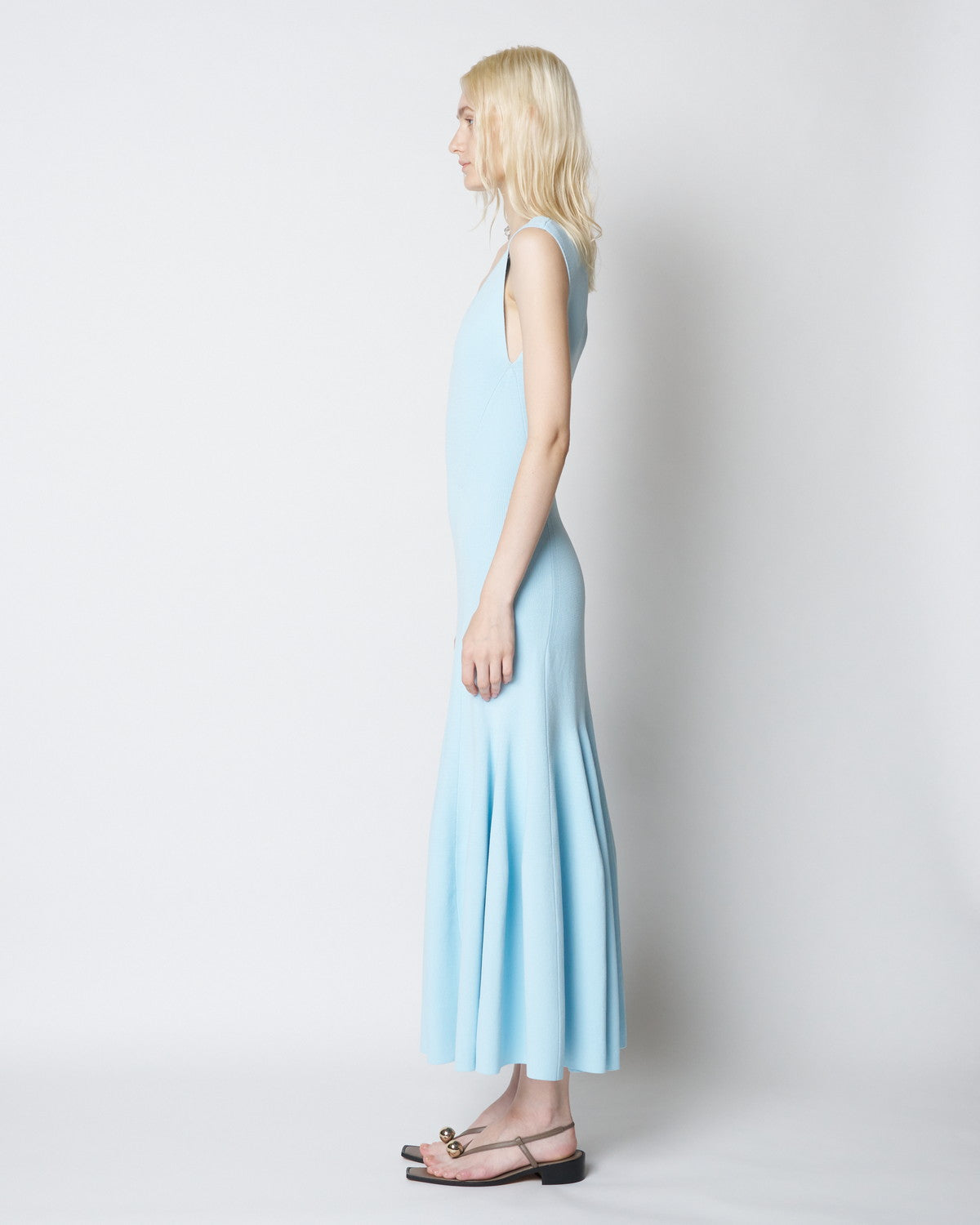 【PRE ORDER】PENNE - FLARE SKIRT KNIT DRESS
