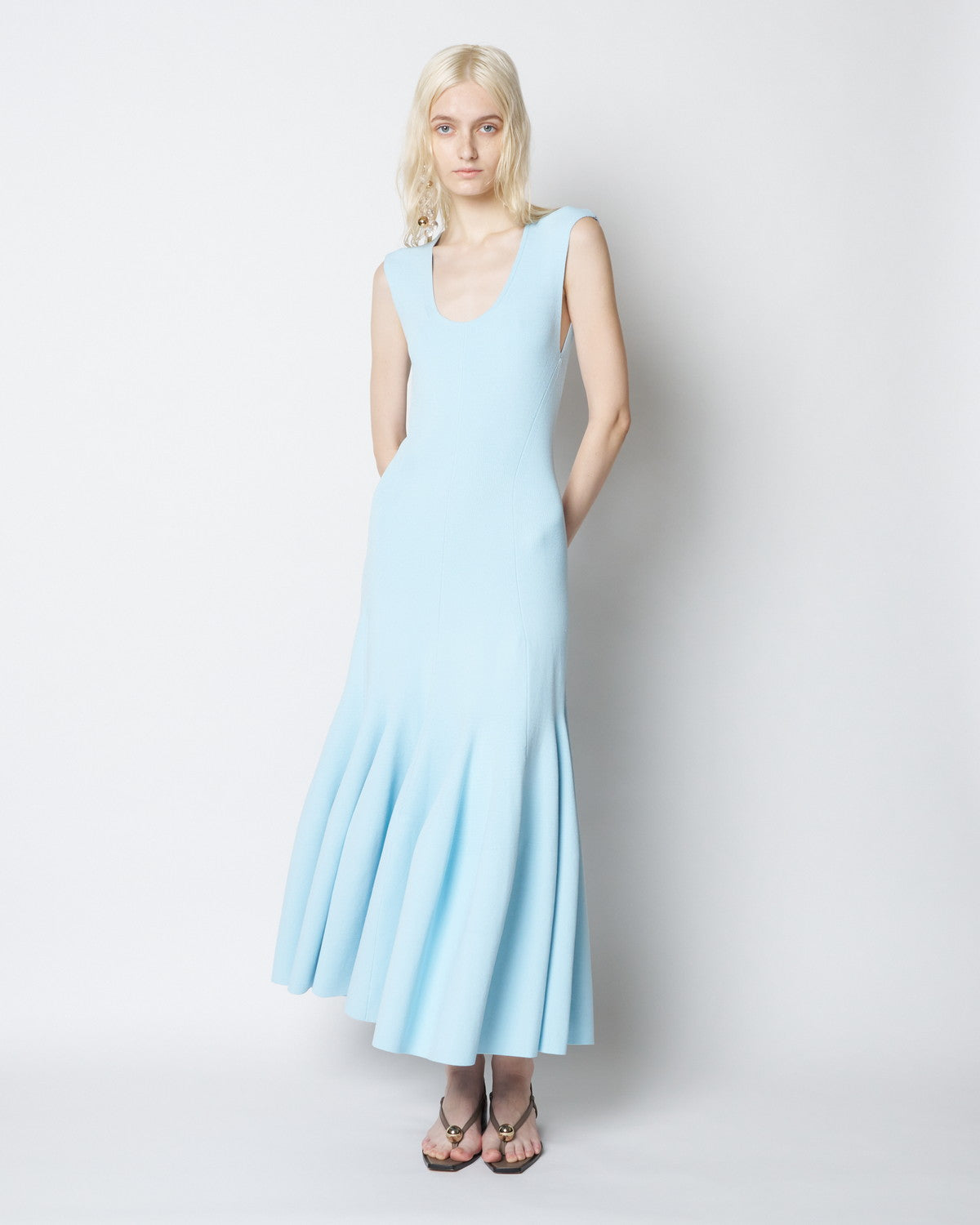 【PRE ORDER】PENNE - FLARE SKIRT KNIT DRESS