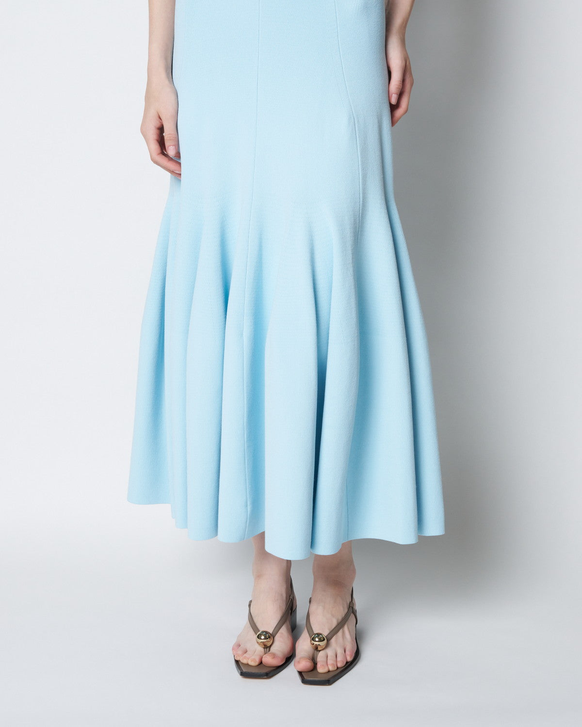 【PRE ORDER】PENNE - FLARE SKIRT KNIT DRESS