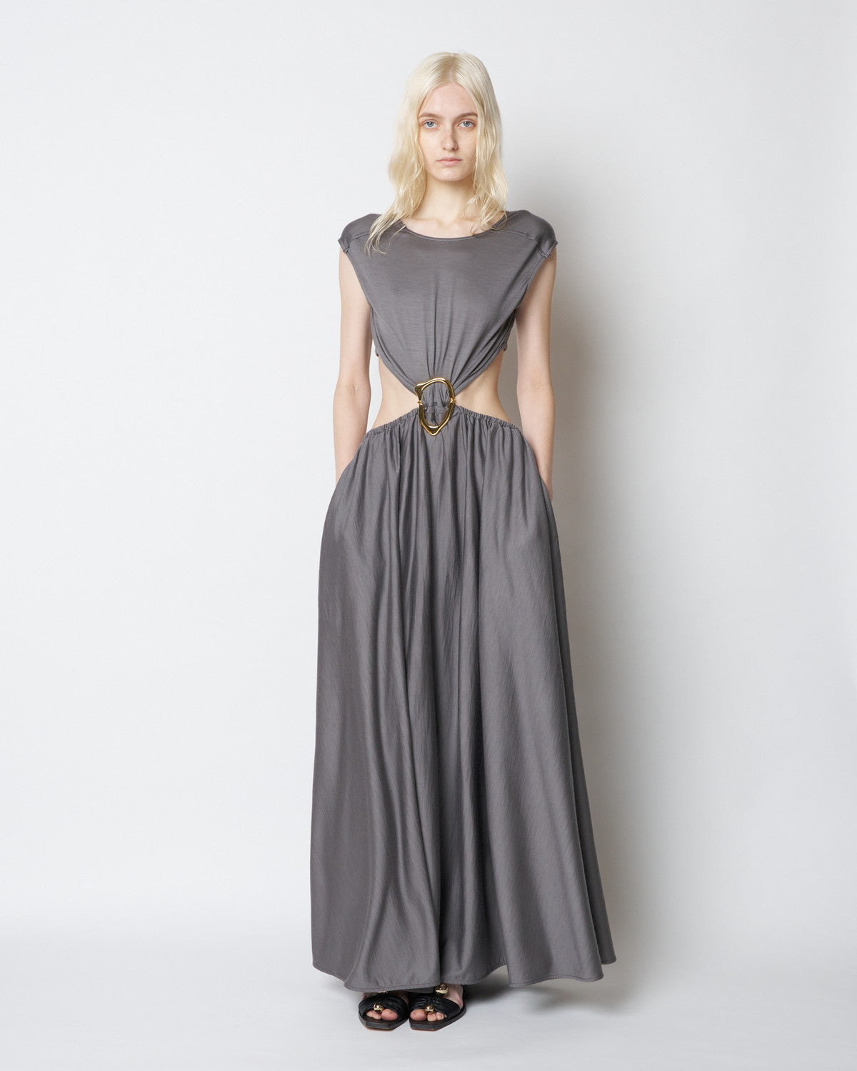 【PRE ORDER】PETRA - CUT OUT BUCKLE DRESS