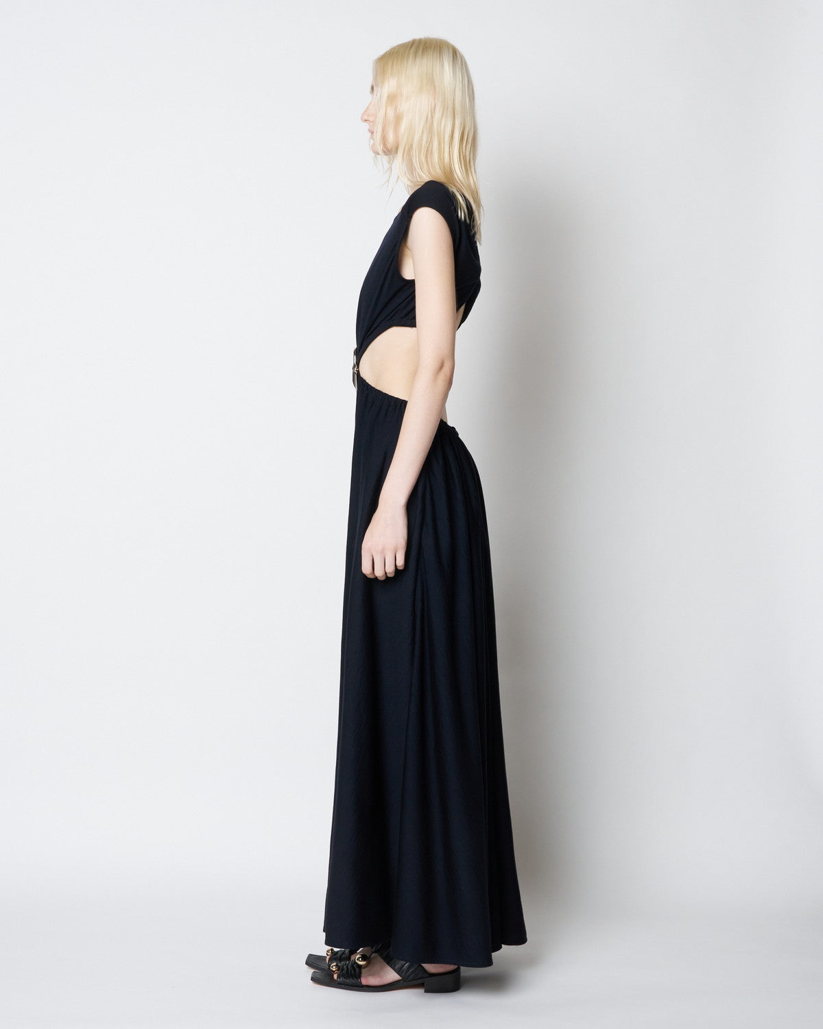 【PRE ORDER】PETRA - CUT OUT BUCKLE DRESS