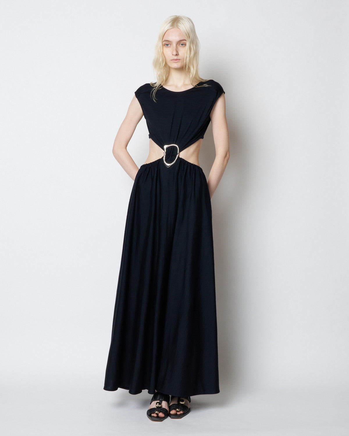 【PRE ORDER】PETRA - CUT OUT BUCKLE DRESS