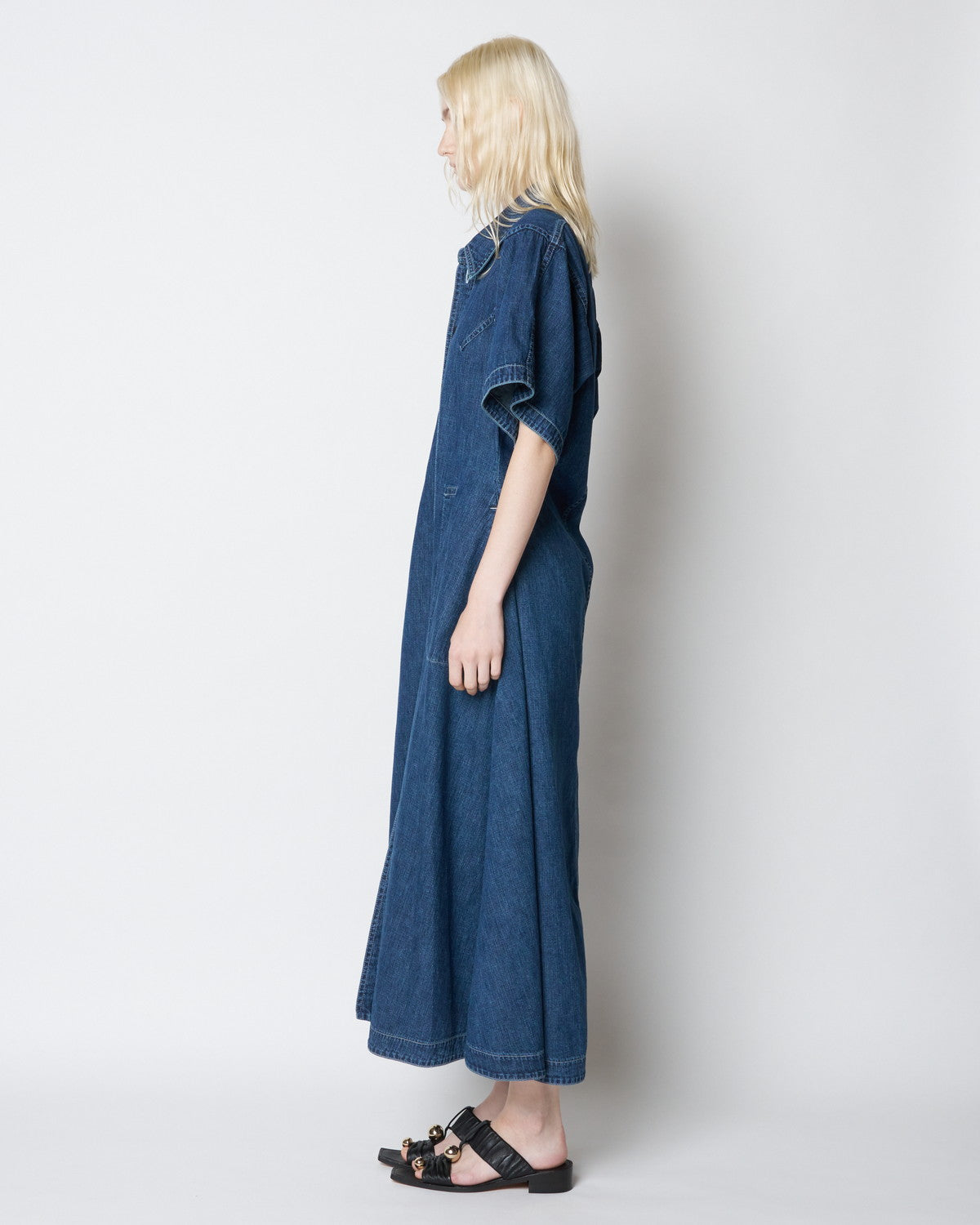 【PRE ORDER】POSY - STRUCTURED DENIM SHIRT DRESS