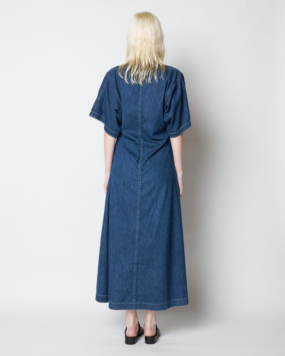 【PRE ORDER】POSY - STRUCTURED DENIM SHIRT DRESS