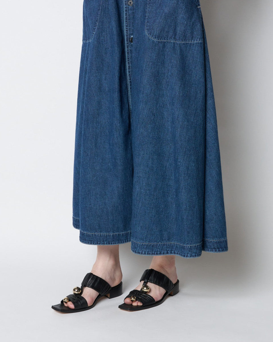 【PRE ORDER】POSY - STRUCTURED DENIM SHIRT DRESS