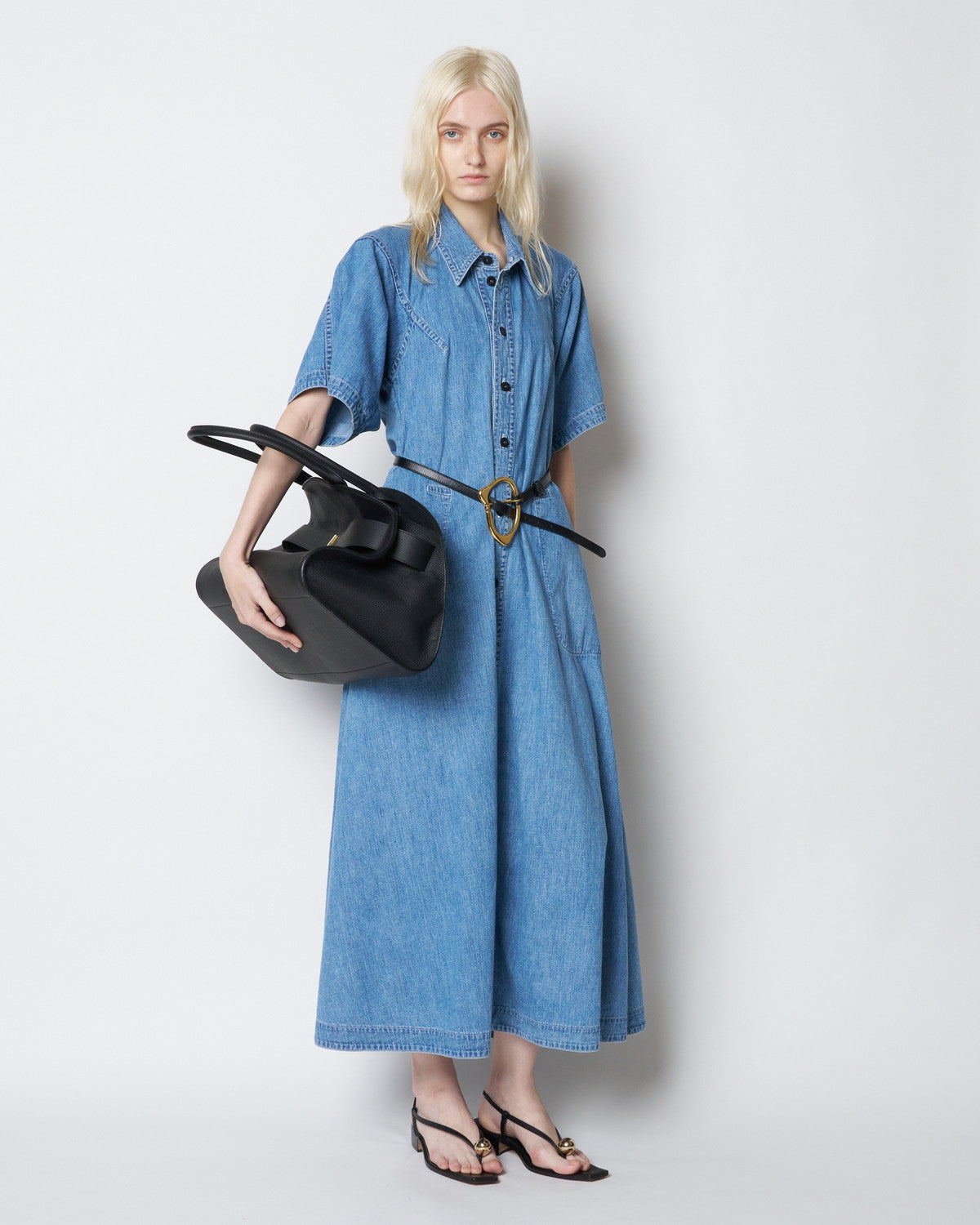 【COMING SOON】PIADA - MATTE LEATHER BELTED BOSTON