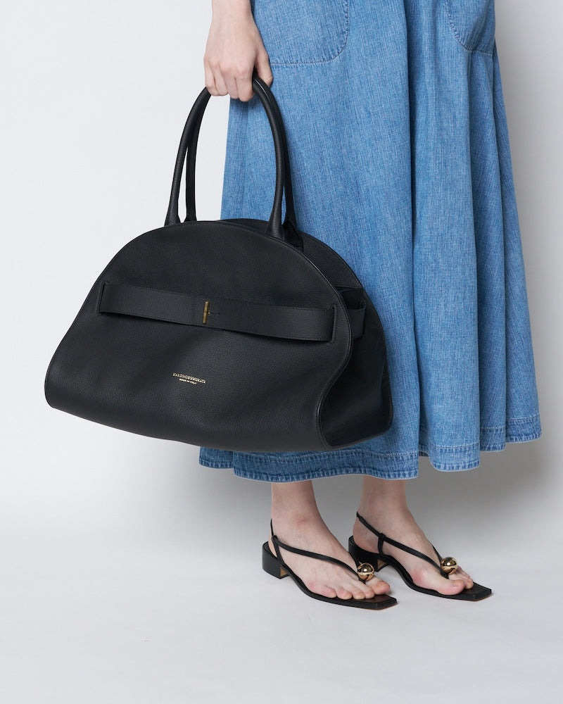 【COMING SOON】PIADA - MATTE LEATHER BELTED BOSTON