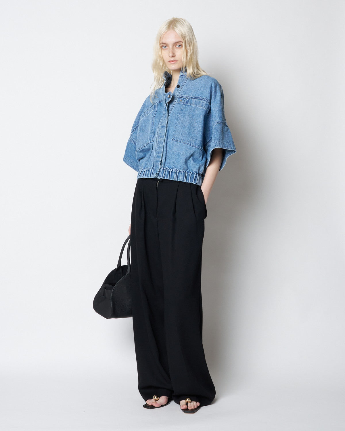 【COMING SOON】PIADINA - MATTE LEATHER BELTED SMALL BOSTON