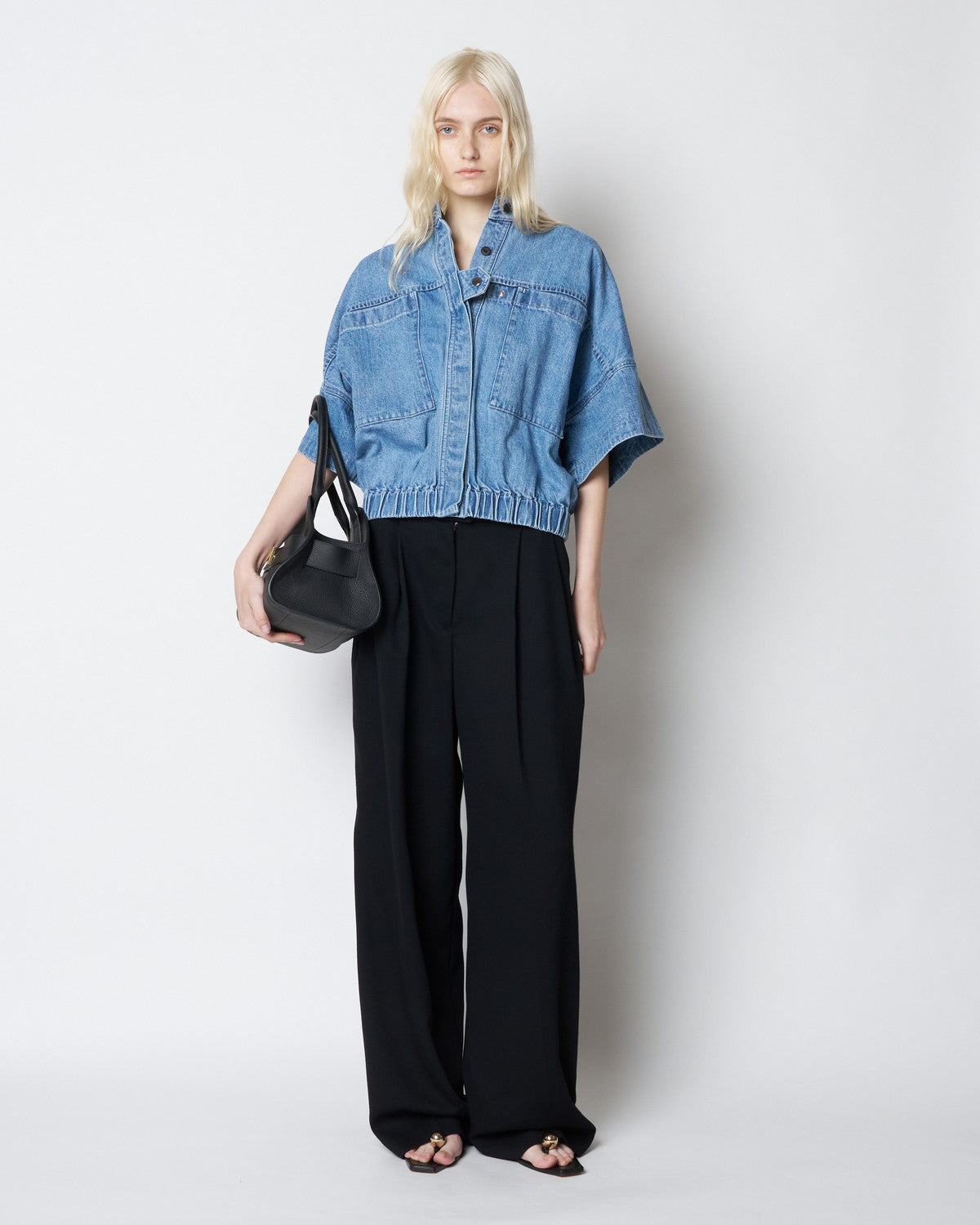 【COMING SOON】PIADINA - MATTE LEATHER BELTED SMALL BOSTON