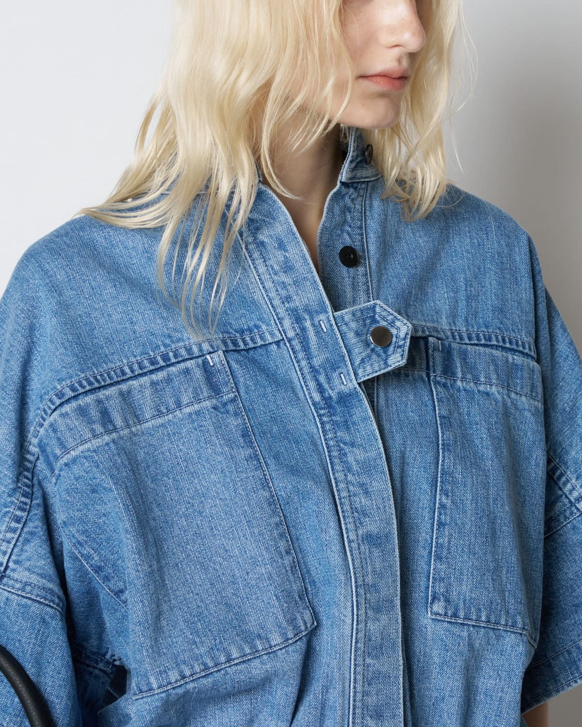 【PRE ORDER】PAZ - FRINGE COLLAR ELASTIC WAIST JACKET