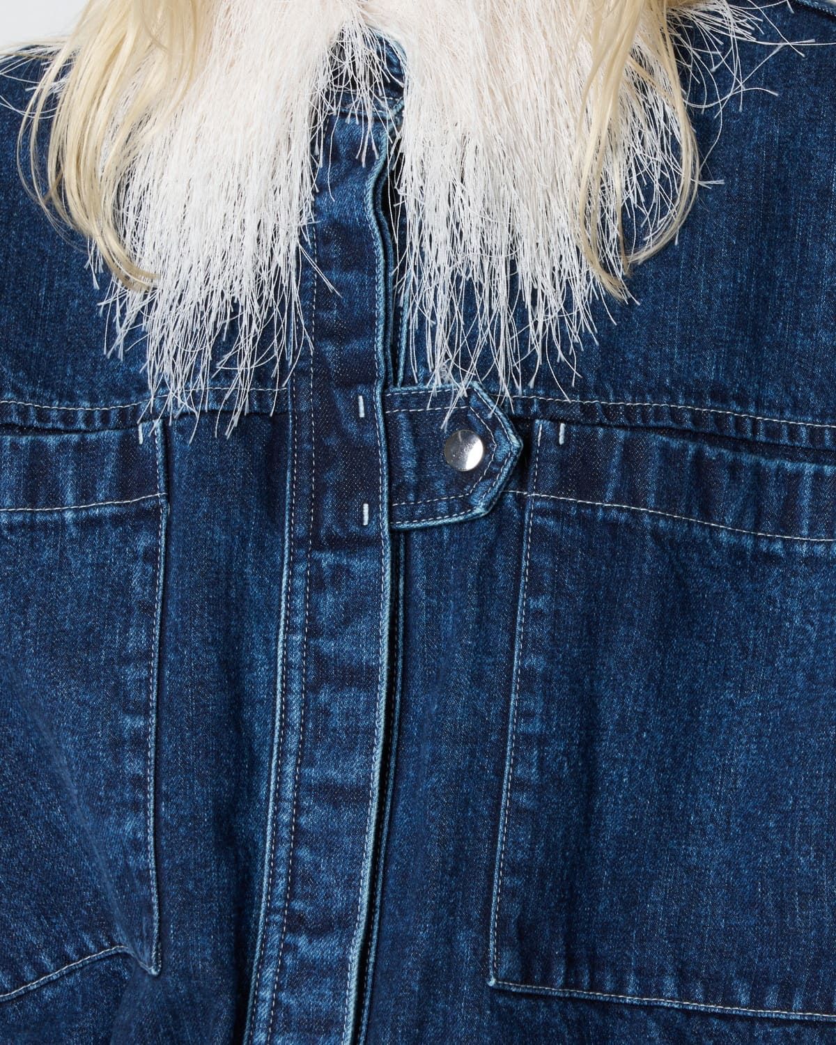 【PRE ORDER】PAZ - FRINGE COLLAR ELASTIC WAIST JACKET