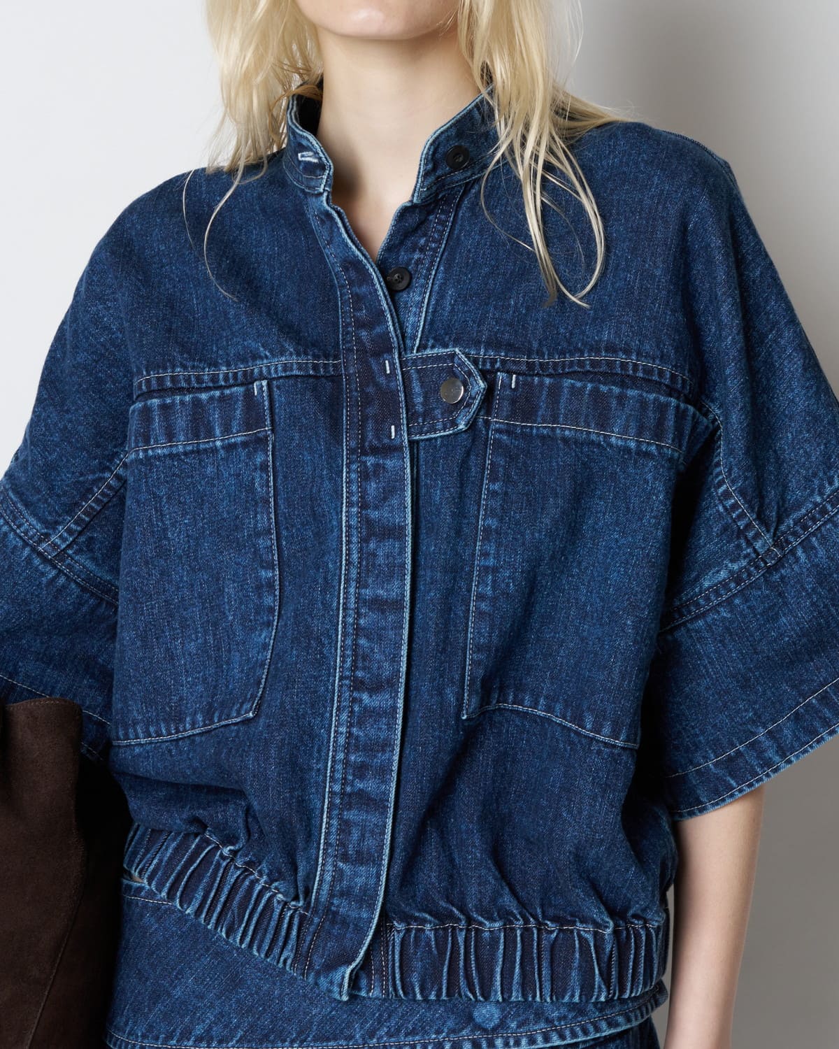 【PRE ORDER】PAZ - FRINGE COLLAR ELASTIC WAIST JACKET