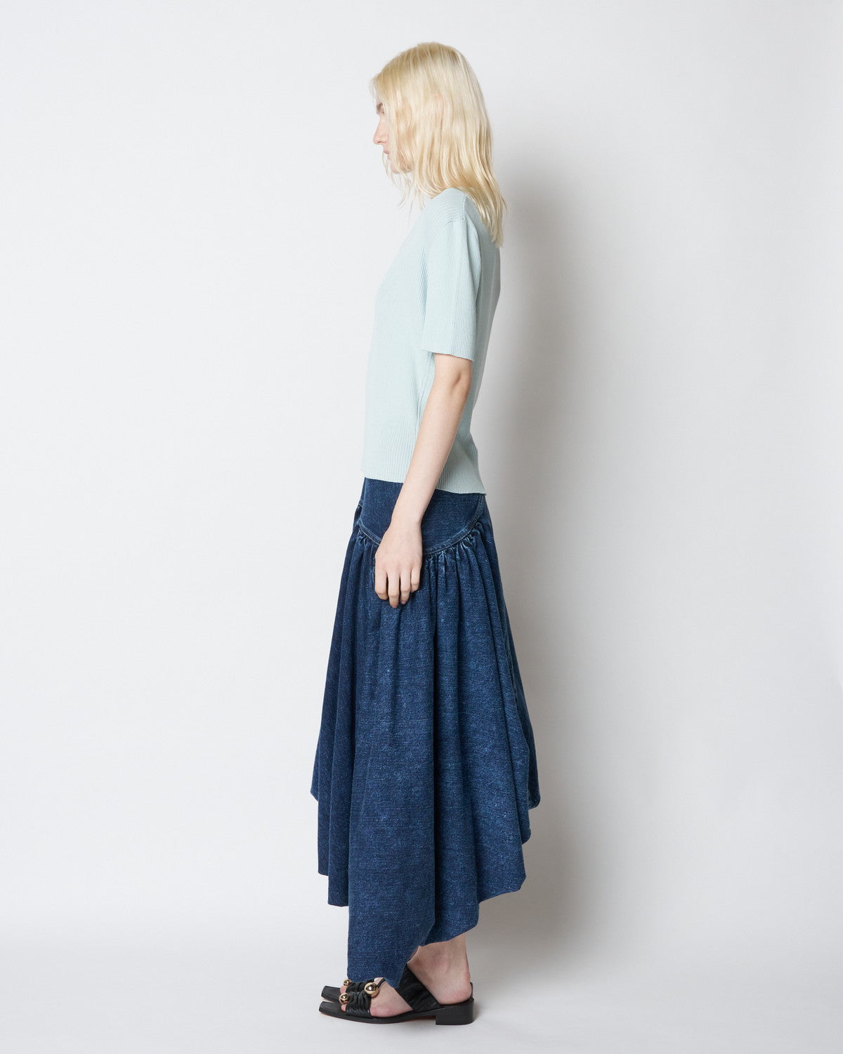 【PRE ORDER】POPPY - CREW NECK GRADATION KNIT TOP