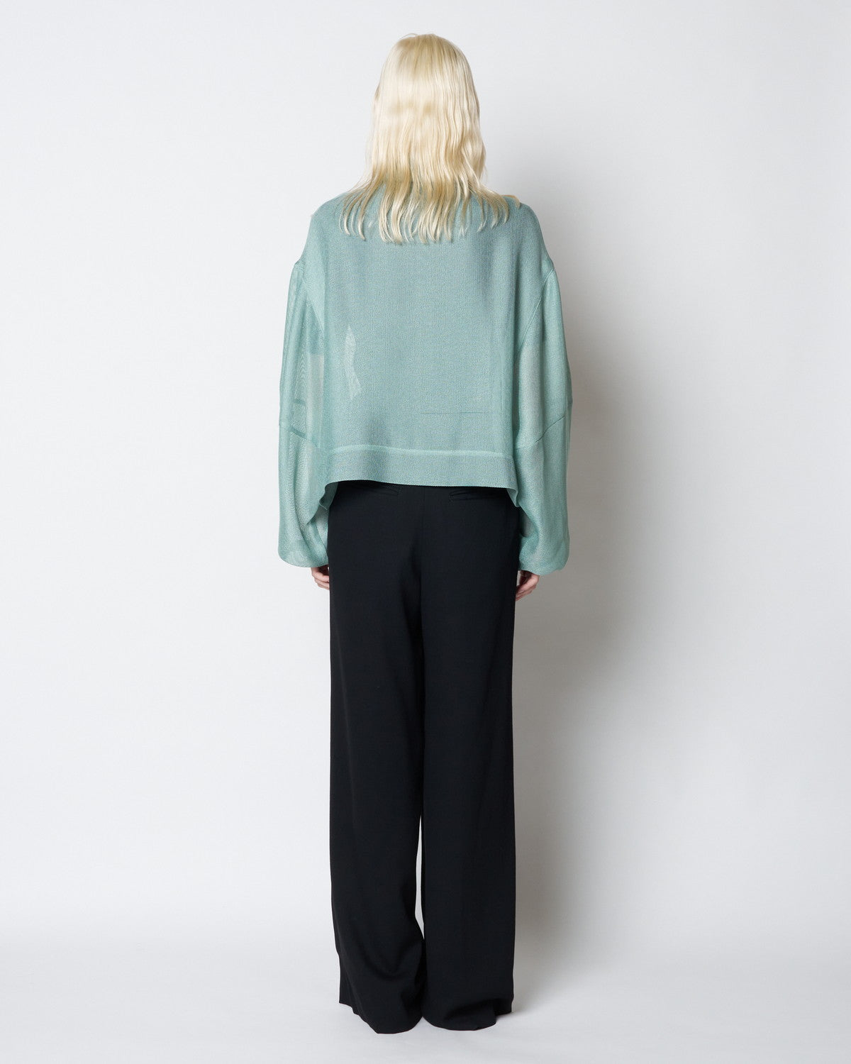 【PRE ORDER】PAMELA - STAND COLLAR MESH JACKET