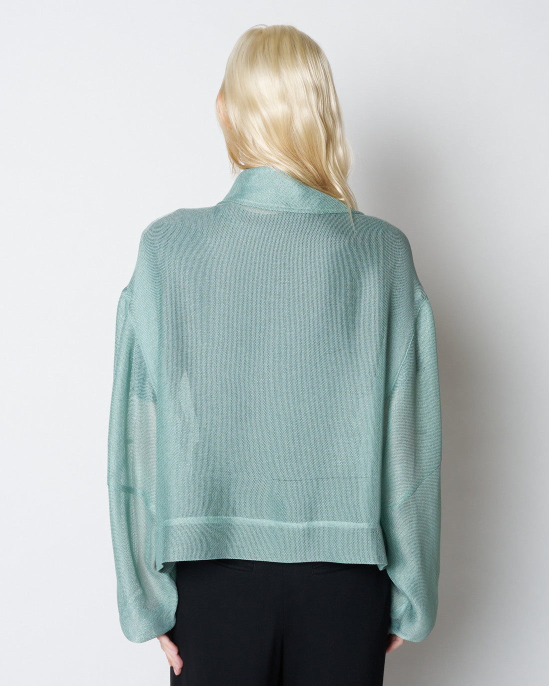 【PRE ORDER】PAMELA - STAND COLLAR MESH JACKET