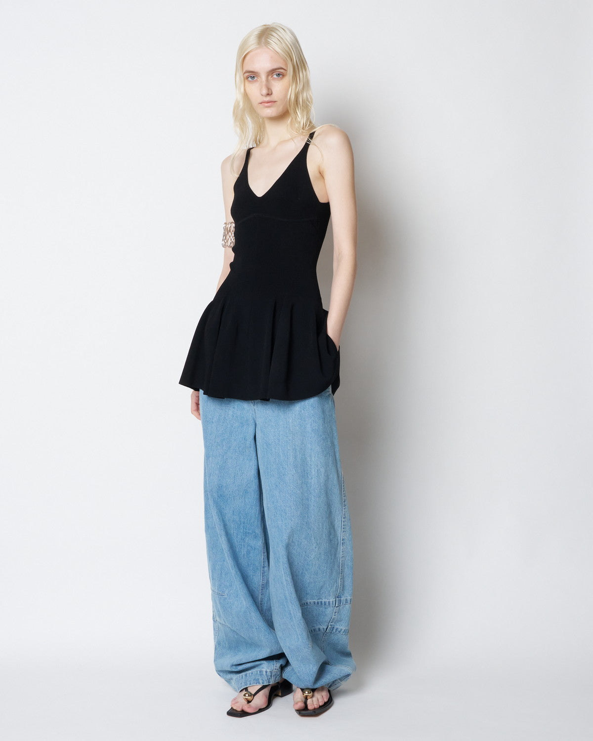 【PRE ORDER】PAIGE - PEPLUM CAMI TOP