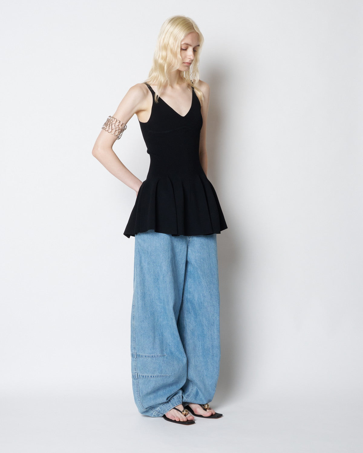 【PRE ORDER】PAIGE - PEPLUM CAMI TOP
