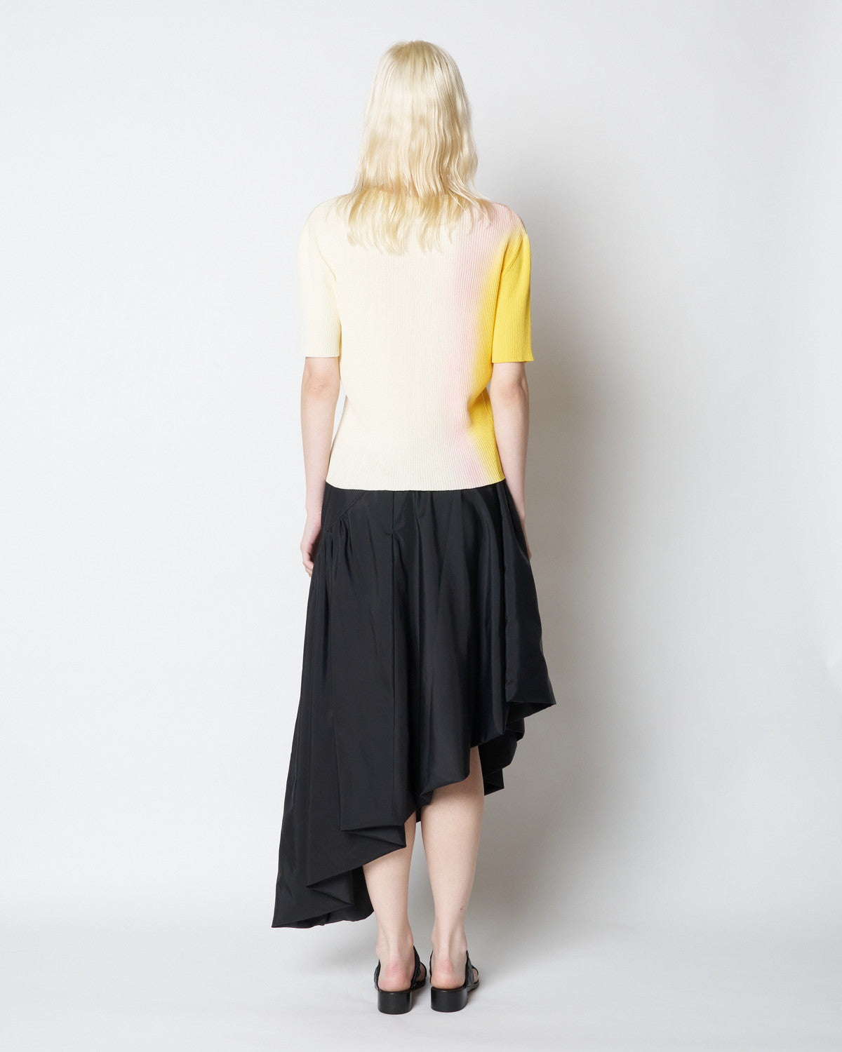 【PRE ORDER】POPPY - CREW NECK GRADATION KNIT TOP