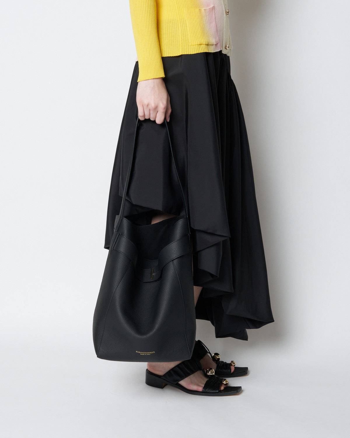 【PRE ORDER】PORTOFINO - LEATHER BELTED TOTE BAG