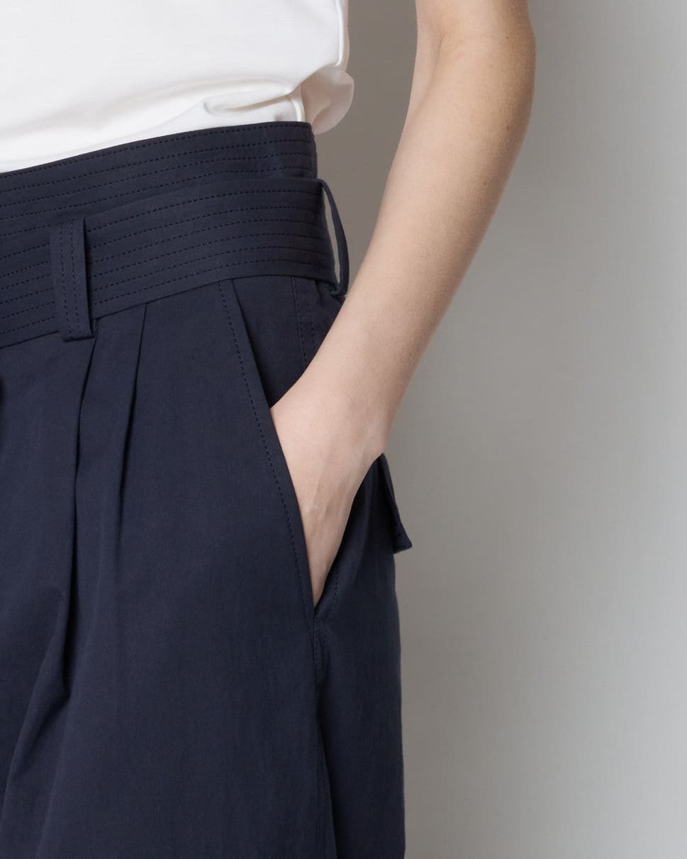 【PRE ORDER】PAT - COTTON BELTED PANTS
