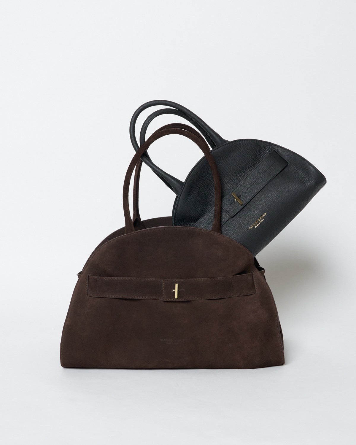 【COMING SOON】PIADA -SUEDE LEATHER BELTED BOSTON